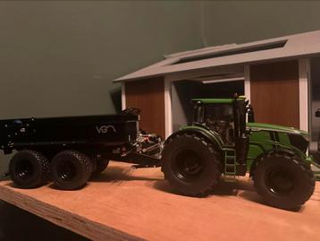 John Deere 6250 black edition met vgm black 1:32