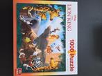 The lion king 1000 stukjes puzzel, Hobby en Vrije tijd, Denksport en Puzzels, 500 t/m 1500 stukjes, Legpuzzel, Zo goed als nieuw