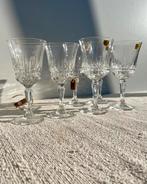 Vintage kristallen wijnglazen wit en rood Luminarc klassiek, Overige typen, Ophalen of Verzenden, Zo goed als nieuw, X