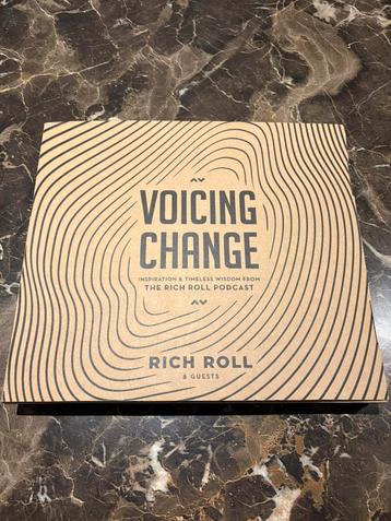Gesigneerd “Voicing Change” Volume I – Rich Roll beschikbaar voor biedingen