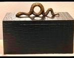 Decoratieve doos met slang, 23/13/13 cm., Huis en Inrichting, Woonaccessoires | Kisten, Ophalen of Verzenden, Zo goed als nieuw