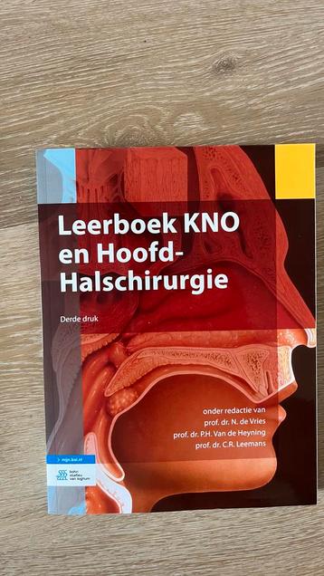 Leerboek KNO en Hoofd-Halschirurgie (3e druk) beschikbaar voor biedingen
