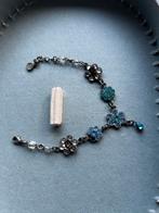 Armband blauwe steentjes, Ophalen of Verzenden, Zo goed als nieuw, Blauw