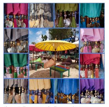 Balinese parasols beschikbaar voor biedingen