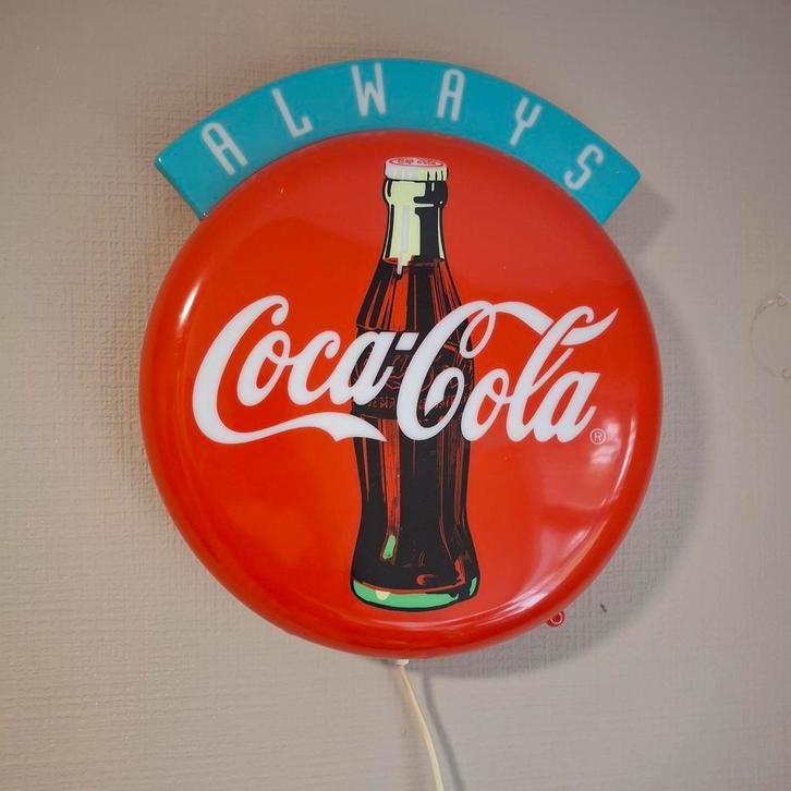 Coca Cola Lichtbak / Lamp, Verzamelen, Merken en Reclamevoorwerpen, Gebruikt, Lichtbak of (neon) lamp, Ophalen