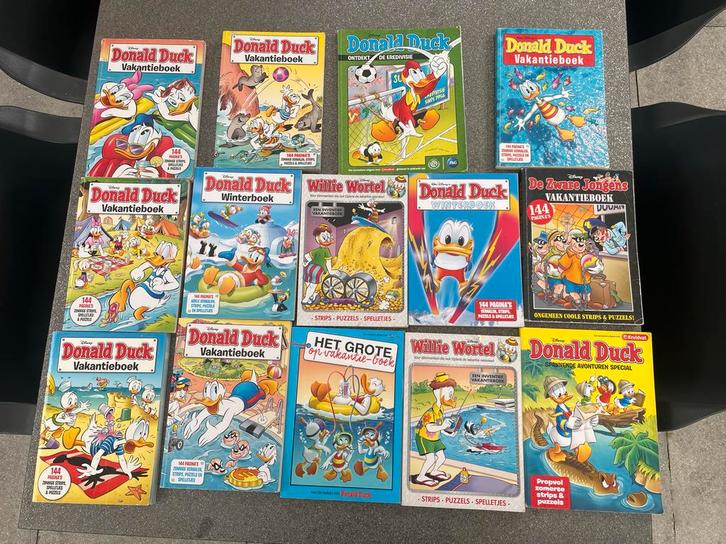 Donald Duck Vakantieboeken - 14 stuks, Boeken, Stripboeken, Gelezen, Meerdere stripboeken, Ophalen of Verzenden