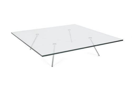 Van Beek Maupertuus Salontafel 100x100cm, Huis en Inrichting, Tafels | Salontafels, Zo goed als nieuw, Minder dan 50 cm, 100 tot 150 cm