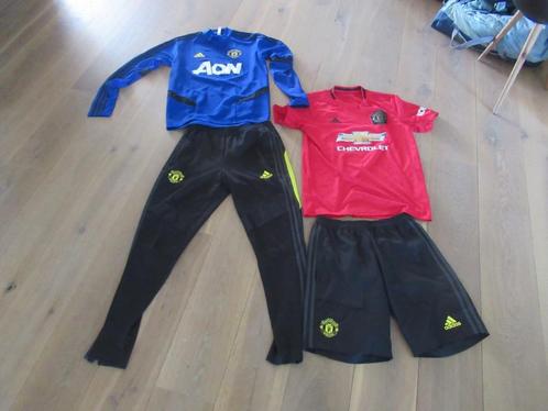 2x Manchester United sportkleding shirt broek kepersbroek, Kleding | Heren, Sportkleding, Zo goed als nieuw, Voetbal, Zwart, Ophalen of Verzenden