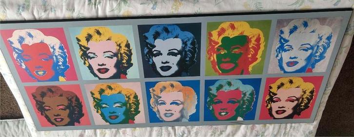 Marilyn Monroe Andy Warhol Decorstuk CD 's DVD 's, Antiek en Kunst, Kunst | Litho's en Zeefdrukken, Ophalen