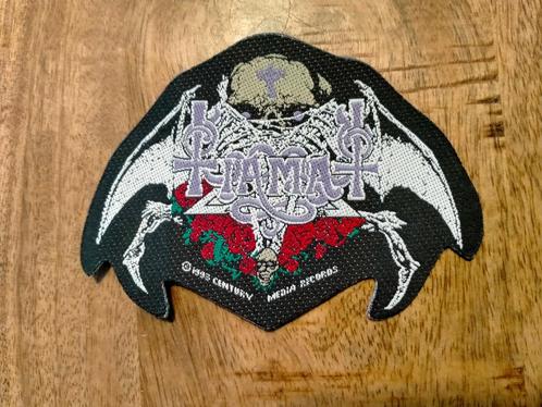 Tiamat Bat Shape 1993 vintage logo patch rock metal RARE, Verzamelen, Muziek, Artiesten en Beroemdheden, Nieuw, Kleding, Ophalen of Verzenden
