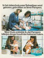 Retro reclame 1979 Pampers baby luiers voor Sebastiaan, Verzenden, Overige typen