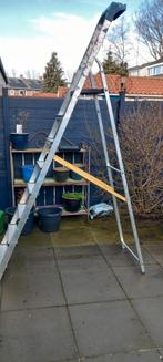 Aangeboden: huishoudtrap, alumexx, 8 treden., Ophalen, Gebruikt