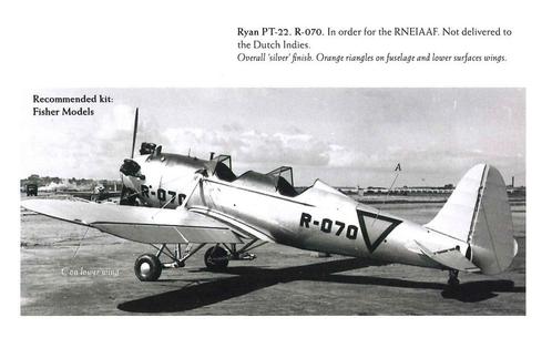 1/32 decals (uit DD32022) Ryan PT-22 ML-KNIL, Hobby en Vrije tijd, Modelbouw | Vliegtuigen en Helikopters, Nieuw, Vliegtuig, Groter dan 1:72