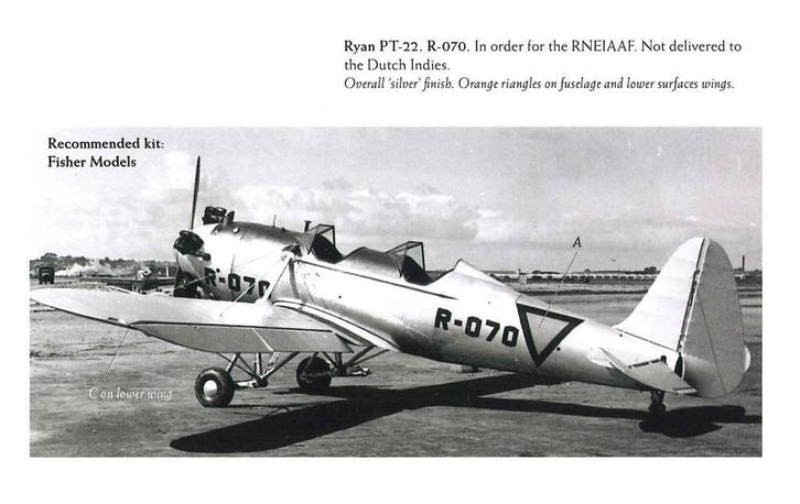 1/32 decals (uit DD32022) Ryan PT-22 ML-KNIL, Hobby en Vrije tijd, Modelbouw | Vliegtuigen en Helikopters, Nieuw, Vliegtuig, Groter dan 1:72