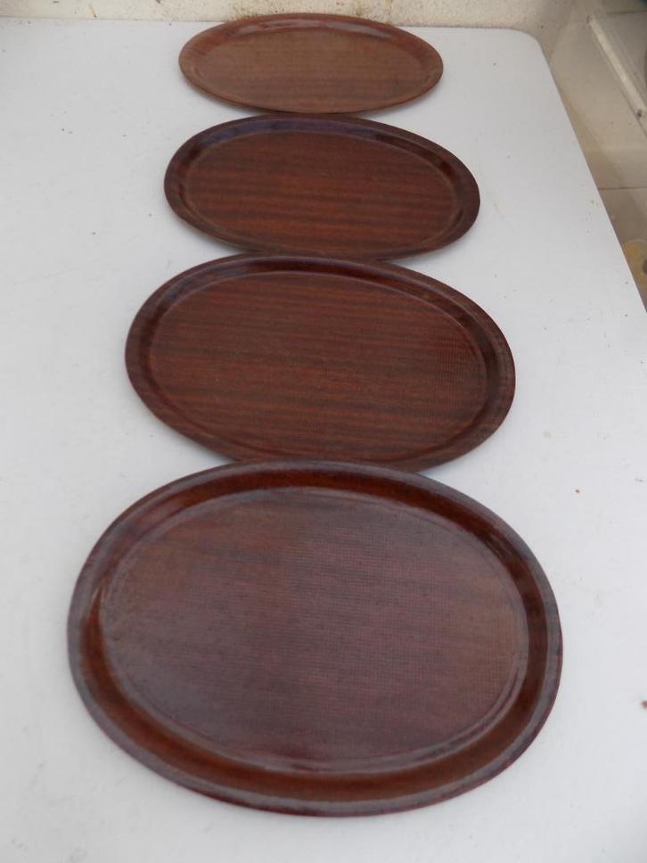 Teak Dienbladen Van Skandik Sweden Jaren 70 vintage retro, Huis en Inrichting, Woonaccessoires | Dienbladen, Gebruikt, Hout, Rechthoekig
