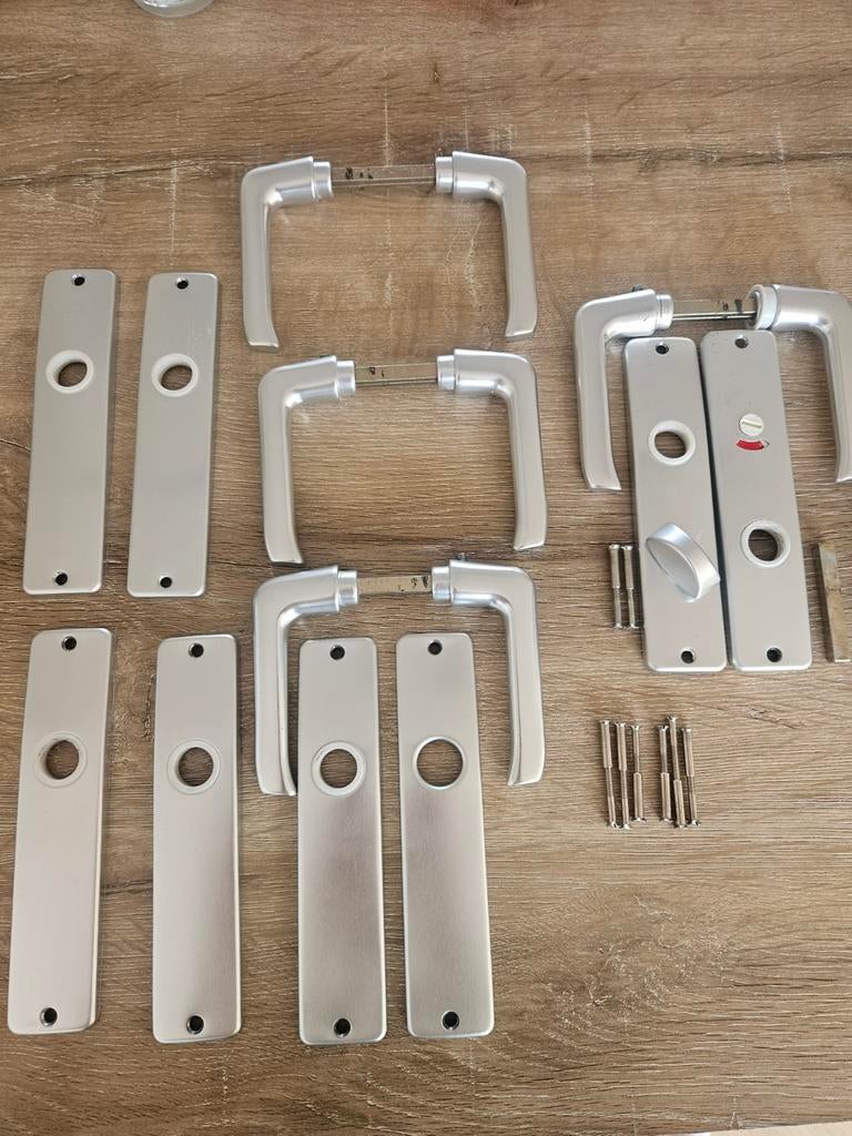 Set Deurklinken, Ophalen of Verzenden, Gebruikt, Overige materialen, Klink of Kruk