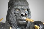 Bronze Gorilla van Yaniv Edery ZEER UNIEK!, Ophalen of Verzenden