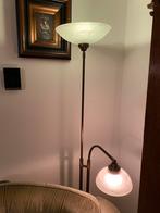 Leeslamp staand lamp vloerlamp griekse stijl grieks motief, Huis en Inrichting, Lampen | Vloerlampen, 150 tot 200 cm, Metaal, Zo goed als nieuw