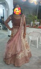 Bordeaux Roze Lehenga Maat 38 - Nieuwstaat!, Kleding | Dames, Gelegenheidskleding, Ophalen of Verzenden, Zo goed als nieuw