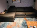 3 a 4 zits bank. Bruin., Huis en Inrichting, Ophalen, Gebruikt, Stof