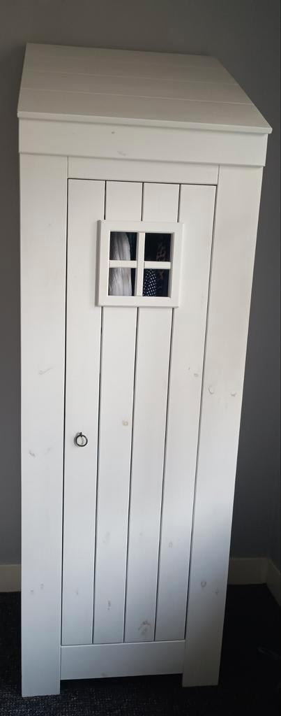 Commode en kledingkast, whitewash, Kinderen en Baby's, Kinderkamer | Commodes en Kasten, Gebruikt, Kast, 105 cm of meer, Minder dan 75 cm
