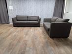 GRATIS BEZORGEN |Mooi TAUPE 2 en 3 Zitbanken, Info@banxtel.nl, Rechtbanken, Zo goed als nieuw, Rechte bank