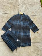 ANNECLAIRE/PAUW vest jas blauw/zwart & grote sjaal €79- TIEN, Kleding | Dames, Maat 38/40 (M), TIEN concepts, -, Zwart