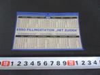 sticker kalender 1979 esso fillingstation het zuiden ehv, Verzamelen, Ophalen, Zo goed als nieuw, Bedrijf of Vereniging