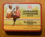 Leeg Tembaco Shag Blik - Javaanse Jongens, Ophalen of Verzenden, Gebruikt, Tabaksdoos of Verpakking