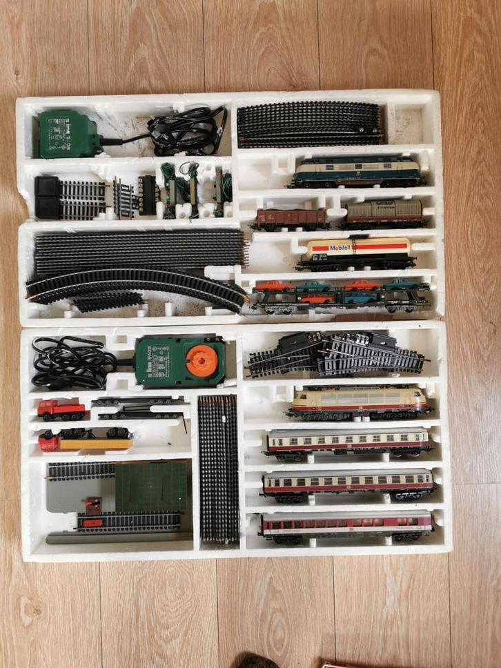 Grote Lima Treinset Compleet, Hobby en Vrije tijd, Modeltreinen | H0, Gebruikt, Treinset, Gelijkstroom, Lima, Analoog, Ophalen of Verzenden