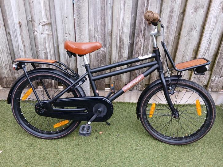 Jongensfiets 20 inch SuperSuper Cooper Bamboo transportfiets, Fietsen en Brommers, Fietsen | Kinderfietsjes, Zo goed als nieuw