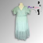 30339 Zgan Zomerjurk groen  mt 46  K26, Kleding | Dames, Grote Maten, Ophalen of Verzenden, Gedragen, Oranje, Lingerie of Zwemkleding