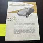 CITROËN DS19 / ID19  -  1957  (#3), Verzenden, Gelezen, Citroën