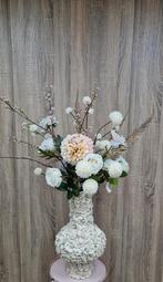 Boeket zijdebloemen kunstbloemen pearl, Binnen, ., Nieuw, Ophalen of Verzenden