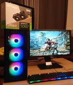Gaming, Video-editing & Workstation PC – RTX 5060 Ti, Met monitor, 32 GB, Ophalen of Verzenden, Zo goed als nieuw