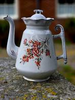 Prachtige antieke 1880  Emaille koffie thee pot kan, Verzenden
