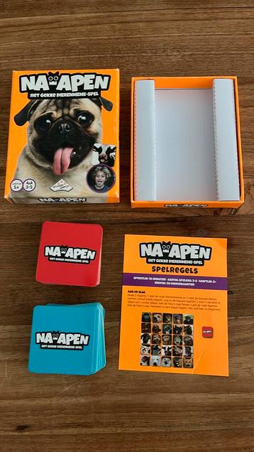 Na apen het gekke dierenmeme spel beschikbaar voor biedingen