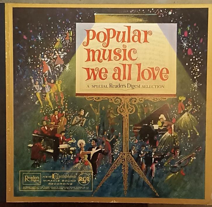 Popular Music We All Love - Reader's Digest LP, Cd's en Dvd's, Vinyl | Klassiek, Gebruikt, Ophalen of Verzenden