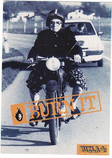 Rizzla Dutch TT Assen 2000 - Oude dame op mooie motorfiets  beschikbaar voor biedingen