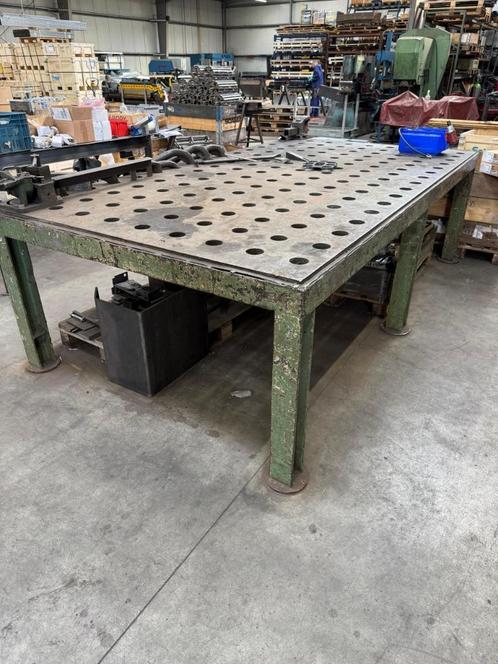 opspan / gaten tafel, Doe-het-zelf en Verbouw, Werkbanken, Gebruikt, 170 cm of meer, Bankschroef, Ophalen