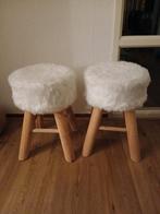 2 izgs krukjes, Huis en Inrichting, Krukjes, Ophalen, Zo goed als nieuw, Hout