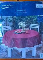 Meradiso tafelkleed rood voor ronde tafel, Ophalen of Verzenden, Nieuw, Rond, Binnen