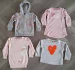 Pakket Roze en Grijze Vesten / Truien 4x, Maat 98, Ophalen of Verzenden, Gebruikt, Meisje, Trui of Vest