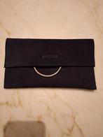 Clutch handtas van Ferchi suède blauw, Ophalen of Verzenden, Zo goed als nieuw, Blauw