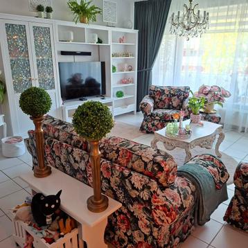 1x ikea ektorp fauteuil/stoel hoes model LINGBO - afbeelding 1