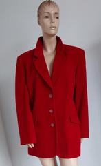 Cashmere en wol mantel in maat 48.Nieuw!!, Verzenden, Nieuw, Maat 46/48 (XL) of groter, Rood