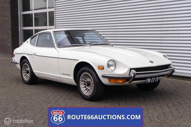 Datsun 240Z | 1972 | Route 66 Auctions, Auto's, Oldtimers, Bedrijf, Te koop, Overige merken, Benzine, Overige carrosserieën, Handgeschakeld