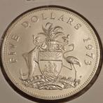 5 dollar 1973 bahamas, Ophalen of Verzenden, Noord-Amerika, Zilver