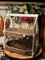 Riviera maison etagere keuken riet rotan, Ophalen of Verzenden, Zo goed als nieuw