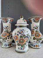 Delfts Polychroom Vazenset - Handwerk Holland, Antiek en Kunst, Antiek | Keramiek en Aardewerk, Ophalen of Verzenden